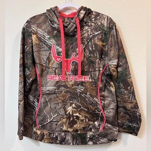 Realtree Kids Camo Hoodie with Pink Accents